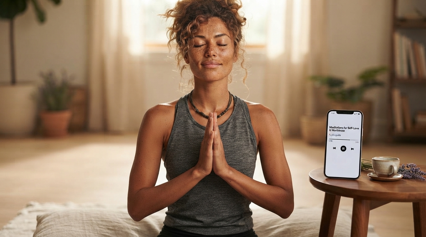 Self-Love Meditations: 7-Day Worthiness & Calm Reset